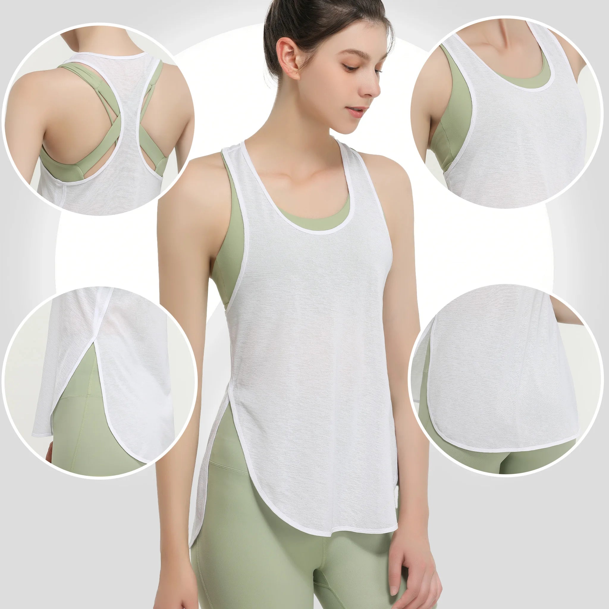 Women's Lightweight Sports Vest | Breathable Running Top for Gym & Fitness - Women's Sportswear | BodyForce UK