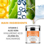 Crème Visage Rétinol, Vitamine C & Acide Hyaluronique — Anti - Âge & Éclat - Soin Visage | BodyForce UK