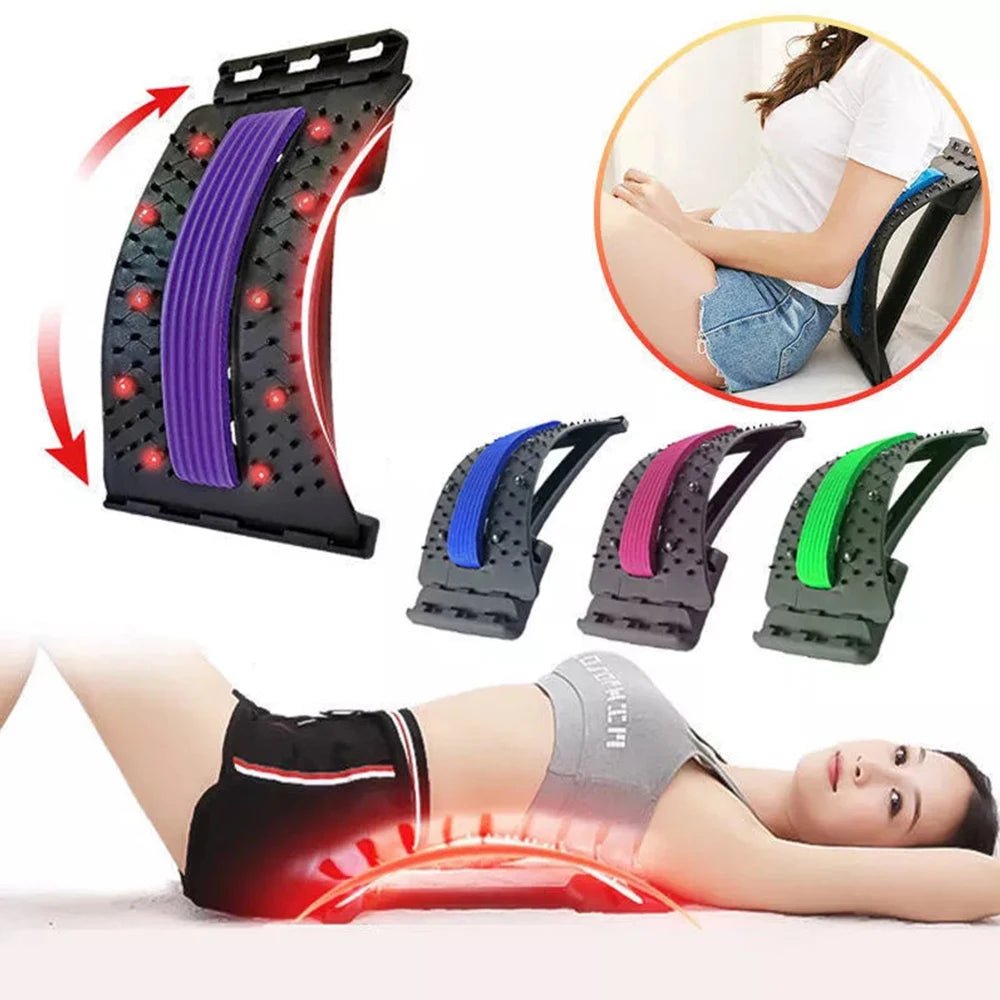 Magnetic Back Stretcher & Posture Support — Lumbar Support & Spine Support & Comfort - Recovery & Wellness | BodyForce UK