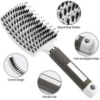 Premium Scalp Massage Hair Brush — Boar Bristle & Nylon for Wet, Curly & All Hair Types - Hair Brush | BodyForce UK