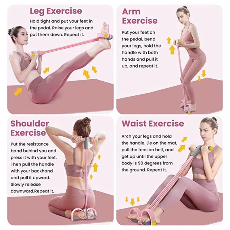 BodyForce 4 - Tube Resistance Band Kit - Equipment | BodyForce UK