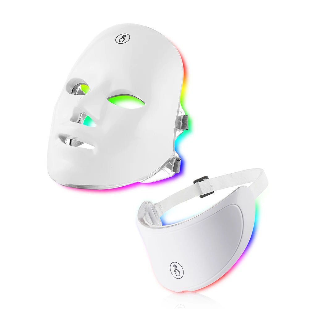 Masque LED Visage & Cou 7 Couleurs — Photothérapie & Masseur Beauté - Appareil Beauté | BodyForce UK