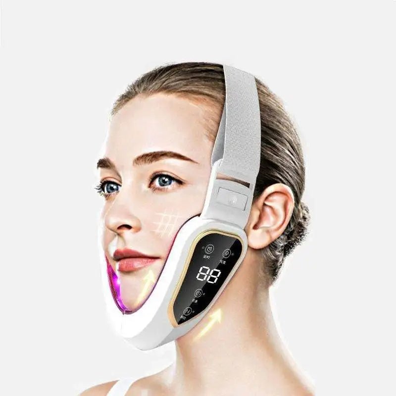 LED Photon Therapy Facial Lifting Massager — V - Face Slimming, Double Chin & Vibration Device - Skin Care Device | BodyForce UK