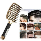 Premium Scalp Massage Hair Brush — Boar Bristle & Nylon for Wet, Curly & All Hair Types - Hair Brush | BodyForce UK