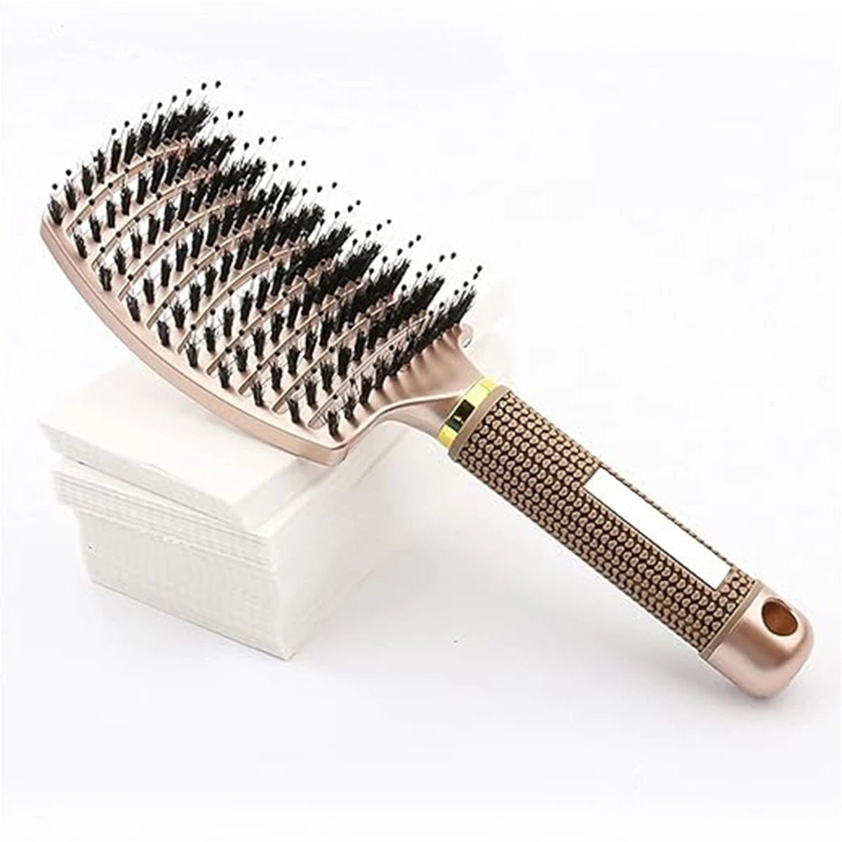 Premium Scalp Massage Hair Brush — Boar Bristle & Nylon for Wet, Curly & All Hair Types - Hair Brush | BodyForce UK