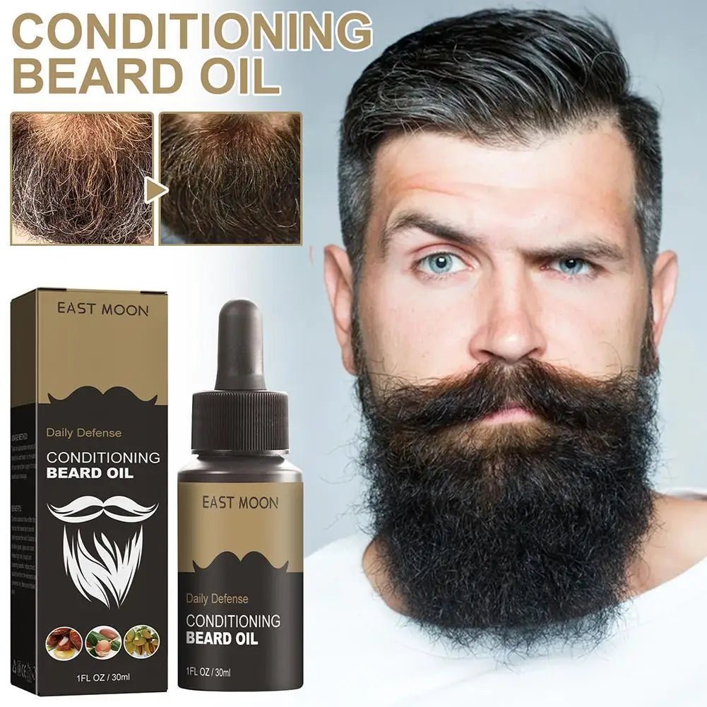 Beard Growth Oil Serum 30ml — Nourish, Soften & Style Your Beard - Beard Care | BodyForce UK
