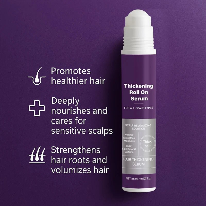 Volumising Scalp Serum Roll - On — Moisture & Oil Balance Hair Treatment - Hair Treatment | BodyForce UK