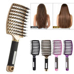 Premium Scalp Massage Hair Brush — Boar Bristle & Nylon for Wet, Curly & All Hair Types - Hair Brush | BodyForce UK