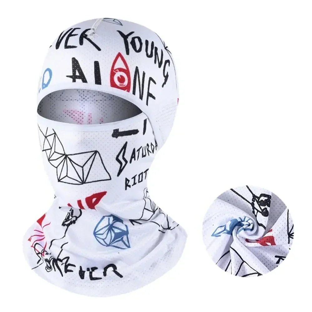 Summer Ice Silk Balaclava — UV Protection Full Face Cover for Cycling, Bike & Outdoor Sports - Sports Accessories | BodyForce UK