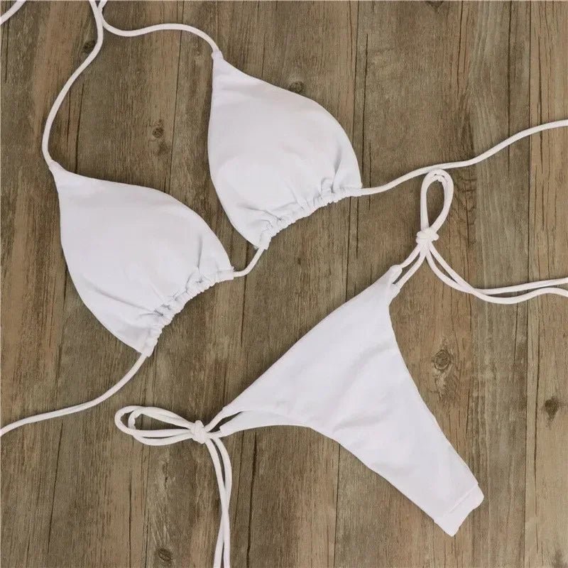 Women's Sexy Thong Bikini Set | Gainant Padded Bra Swimsuit - Swimwear | BodyForce UK