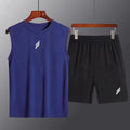 Men's Summer Sport Vest & Shorts Set | Quick - Dry Mesh Running Tracksuit - Sportswear | BodyForce UK