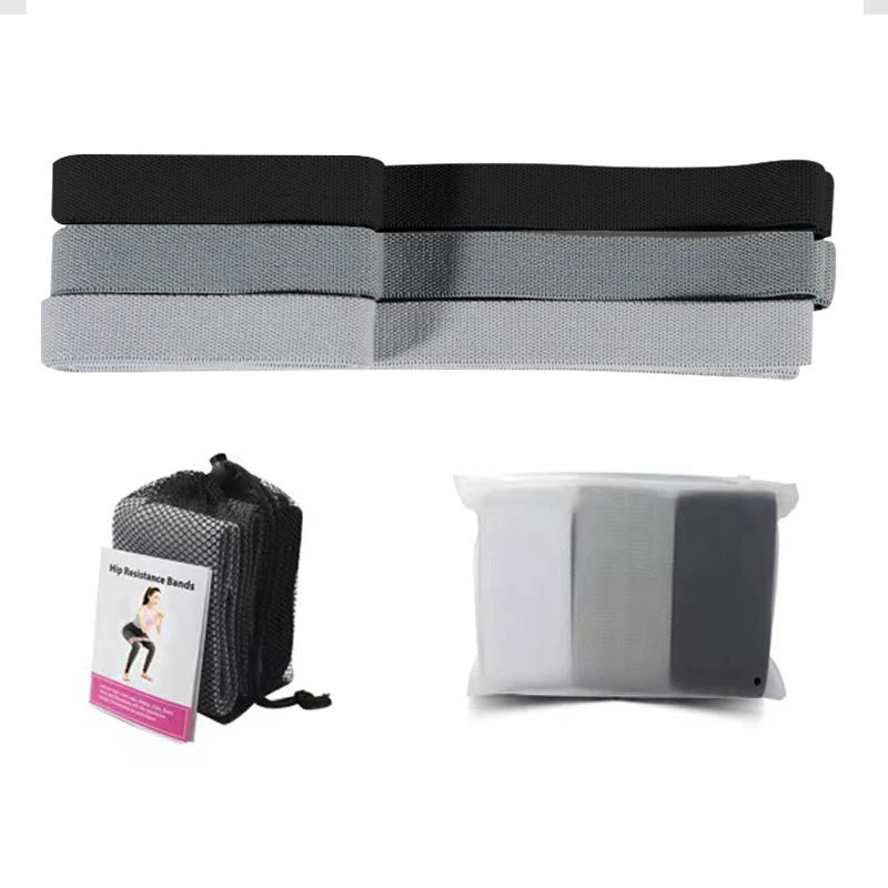 Lot de 3 Bandes de Résistance en Tissu - Fitness & Musculation - Fitness Equipment | BodyForce UK