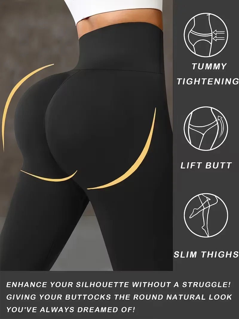 Women's Premium High - Waist Yoga Leggings | Butt - Lifting Running Tights - Fitness Apparel | BodyForce UK