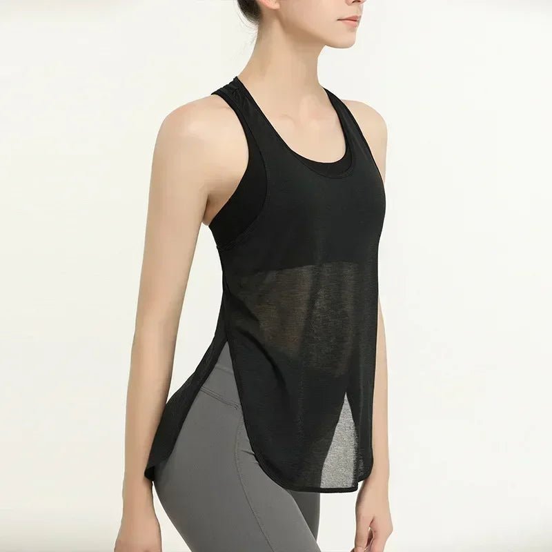 Women's Lightweight Sports Vest | Breathable Running Top for Gym & Fitness - Women's Sportswear | BodyForce UK