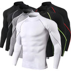BodyForce Men's Quick Dry Compression Sport T-Shirt – Long Sleeve Gym Top - Activewear | BodyForce UK