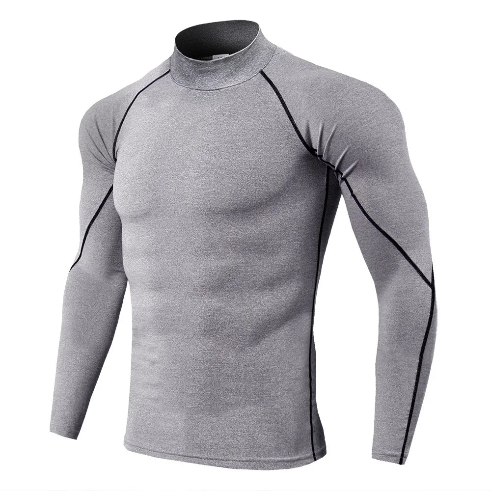 BodyForce Men's Quick Dry Compression Sport T-Shirt – Long Sleeve Gym Top - Activewear | BodyForce UK
