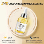 Sérum Visage 24k Or & Acide Hyaluronique —Anti - Âge & Éclat - Soin Visage | BodyForce UK