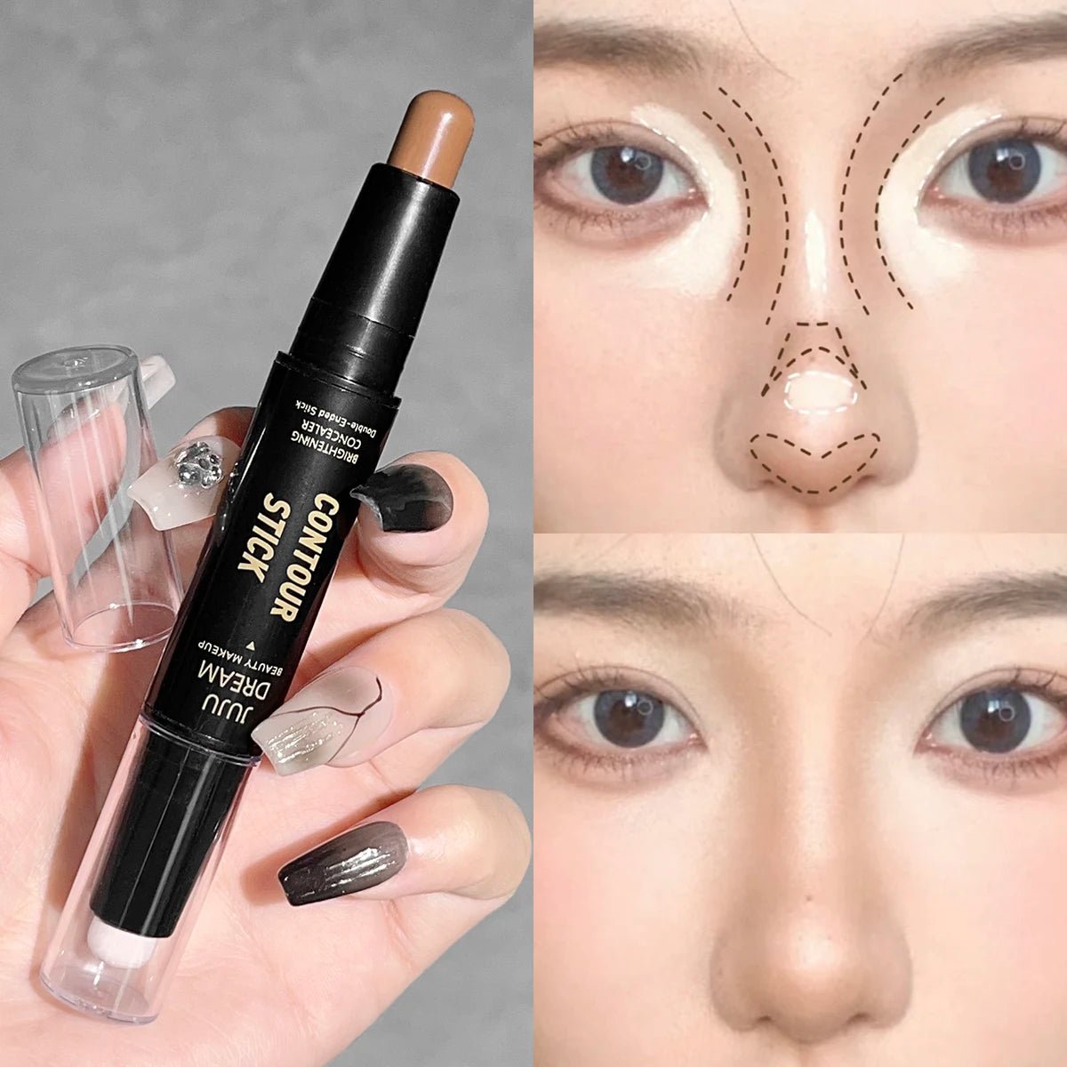 Dual - Ended Contour Stick & Concealer — Long - Lasting Foundation, Dark Circle Support - Makeup | BodyForce UK